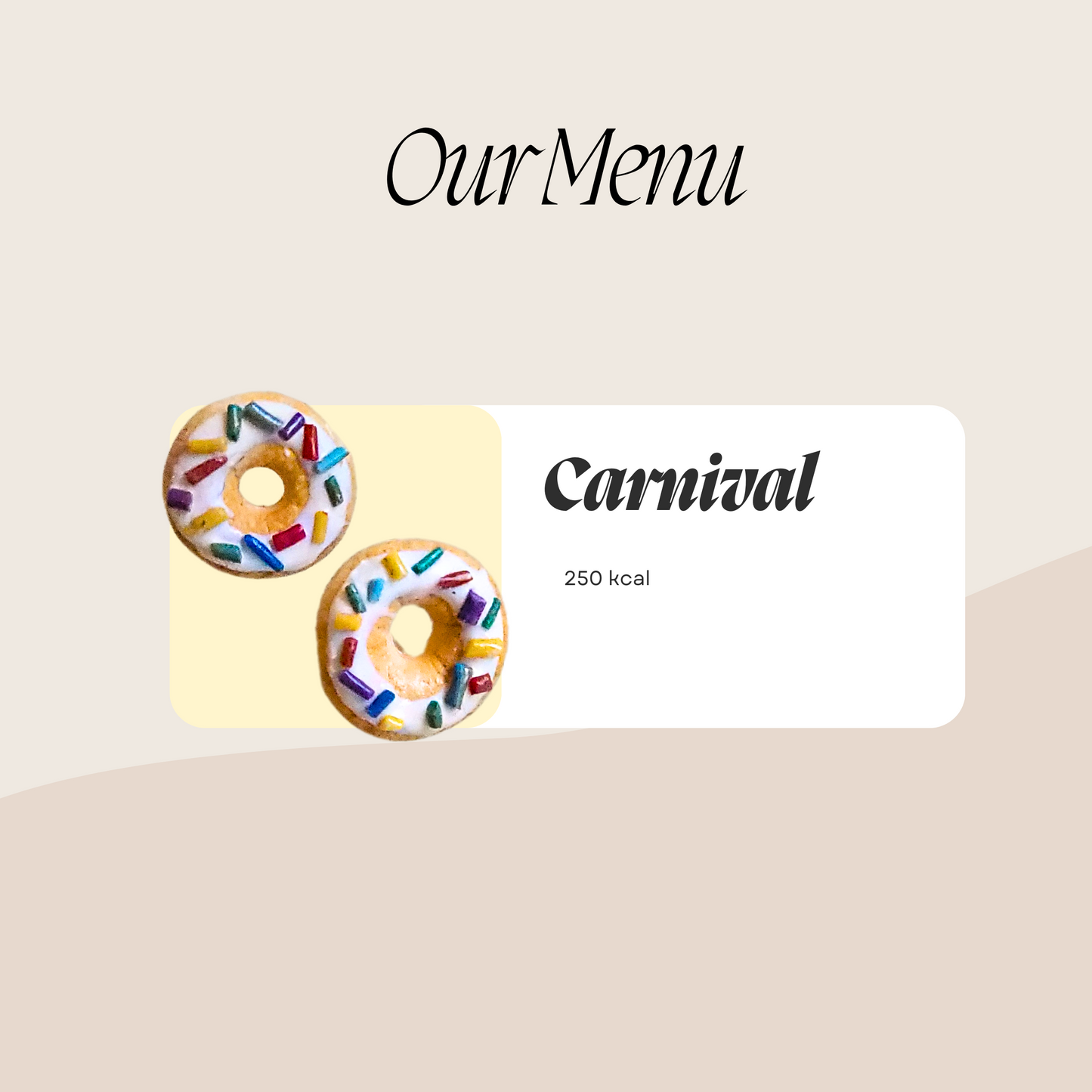 Donut studs - Carnival