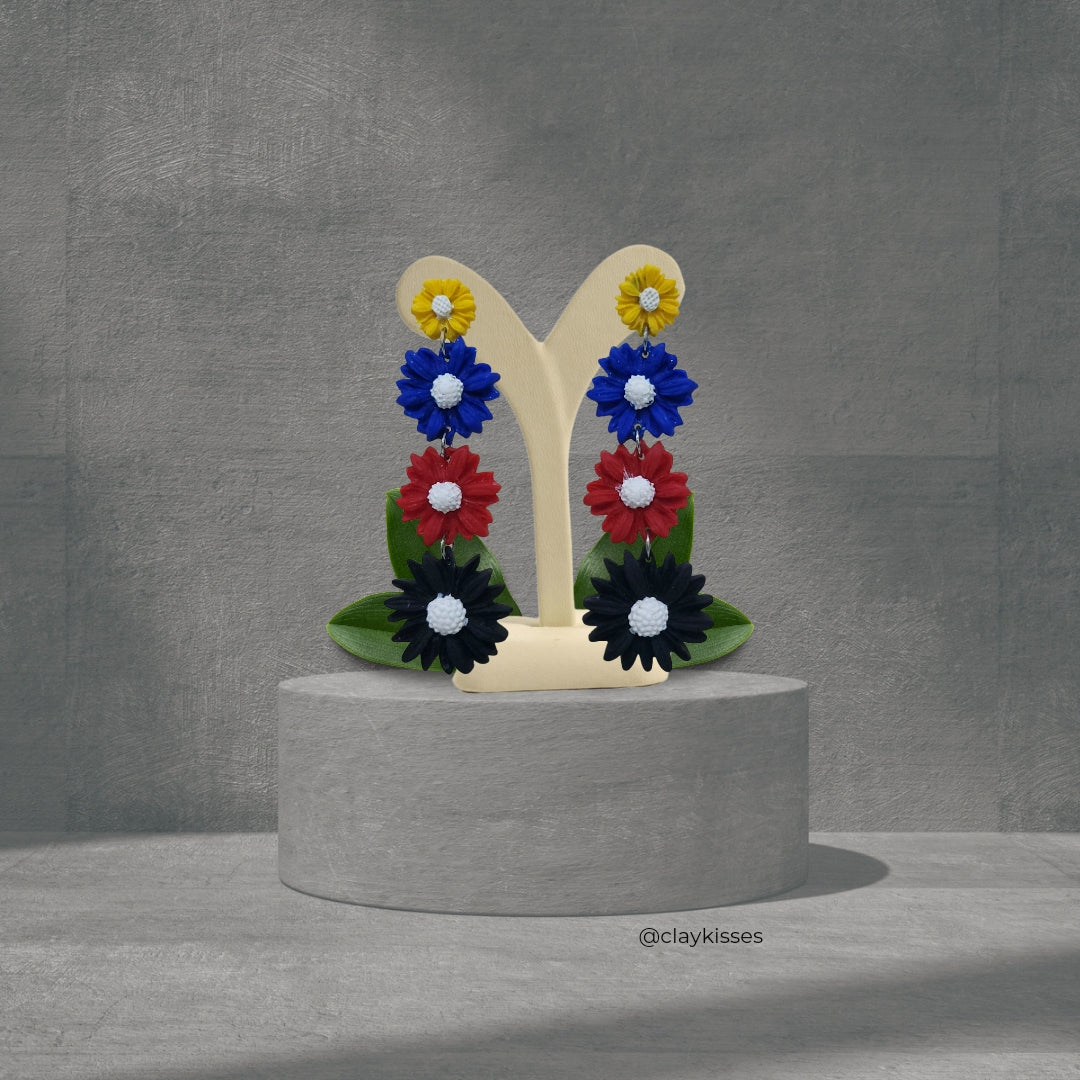 Antigua 4 tier floral drops