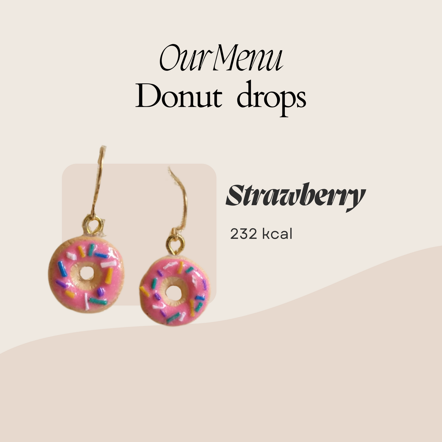 Donut drops- Strawberry