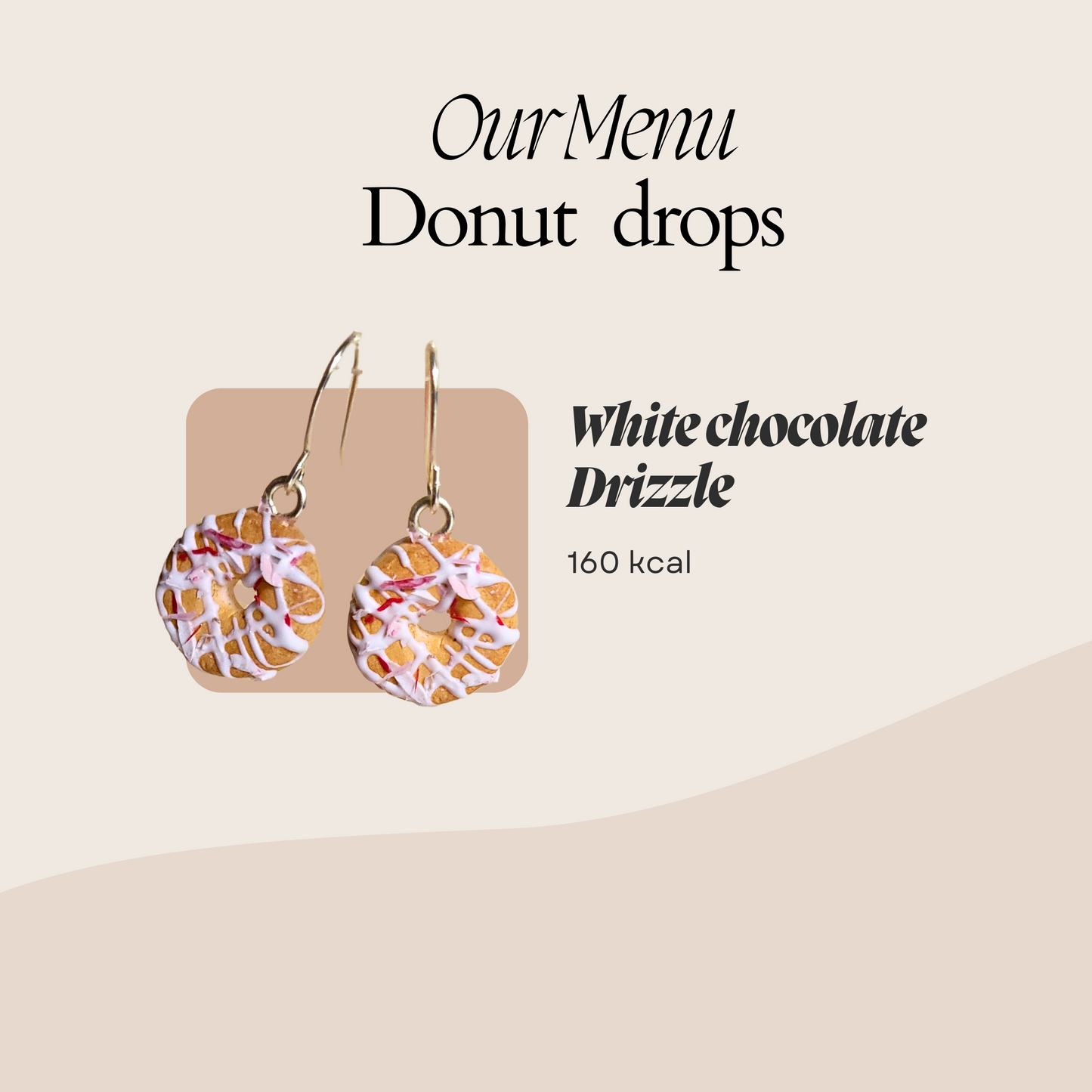 Donut drops - White Chocolate Drizzle