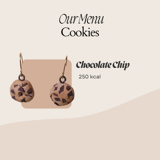 Chocolate chips cookies dangles