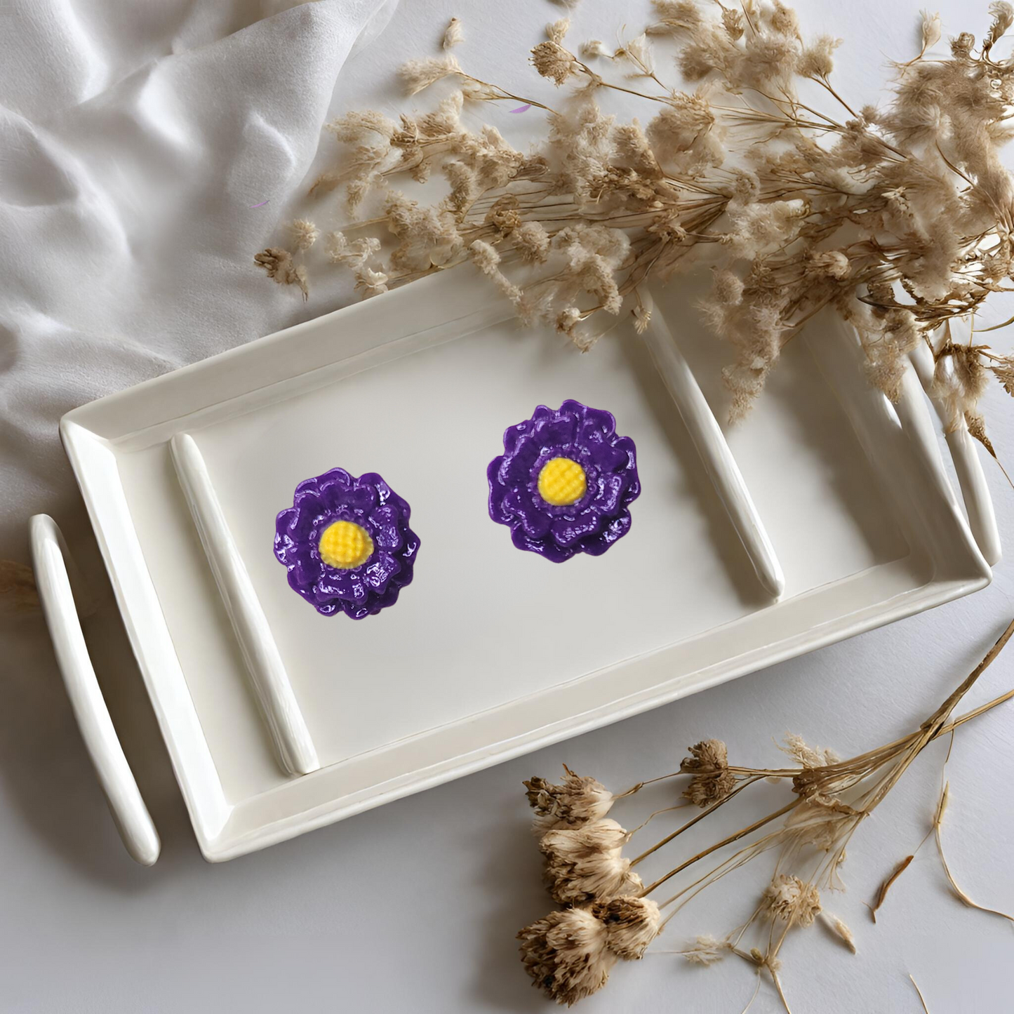 Flower studs #6