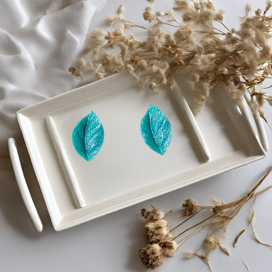 Tiny Leaf Studs style 2