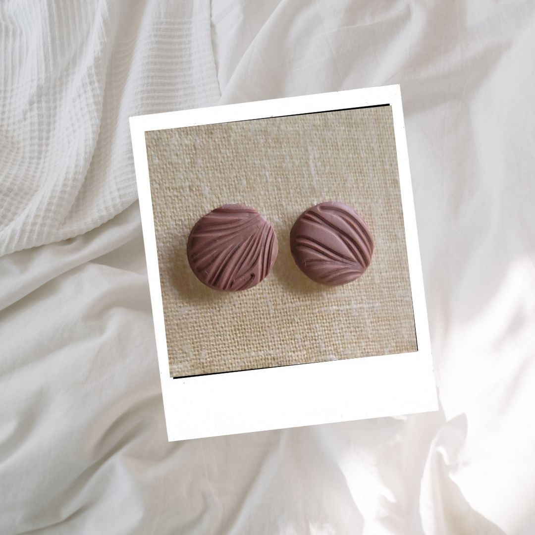 In the nude- textured studs #1