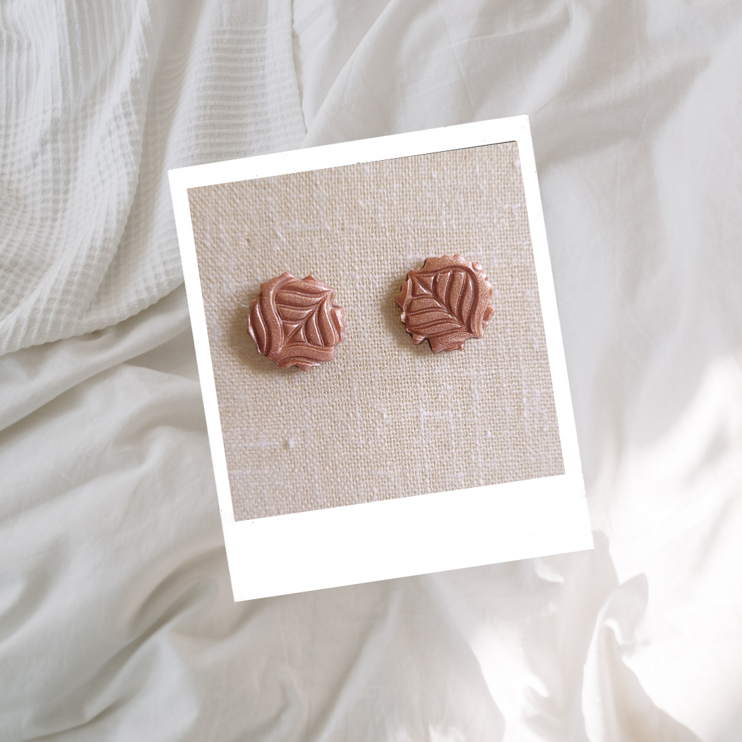 In the nude- textured stud #3